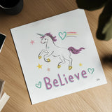 Rainbow Dream VI by Melissa Averinos. Shown as a detailed flat fine art print, highlighting archival giclee quality. Available as an archival giclee rolled canvas, fine art paper, or poster print. SKU 73628a.