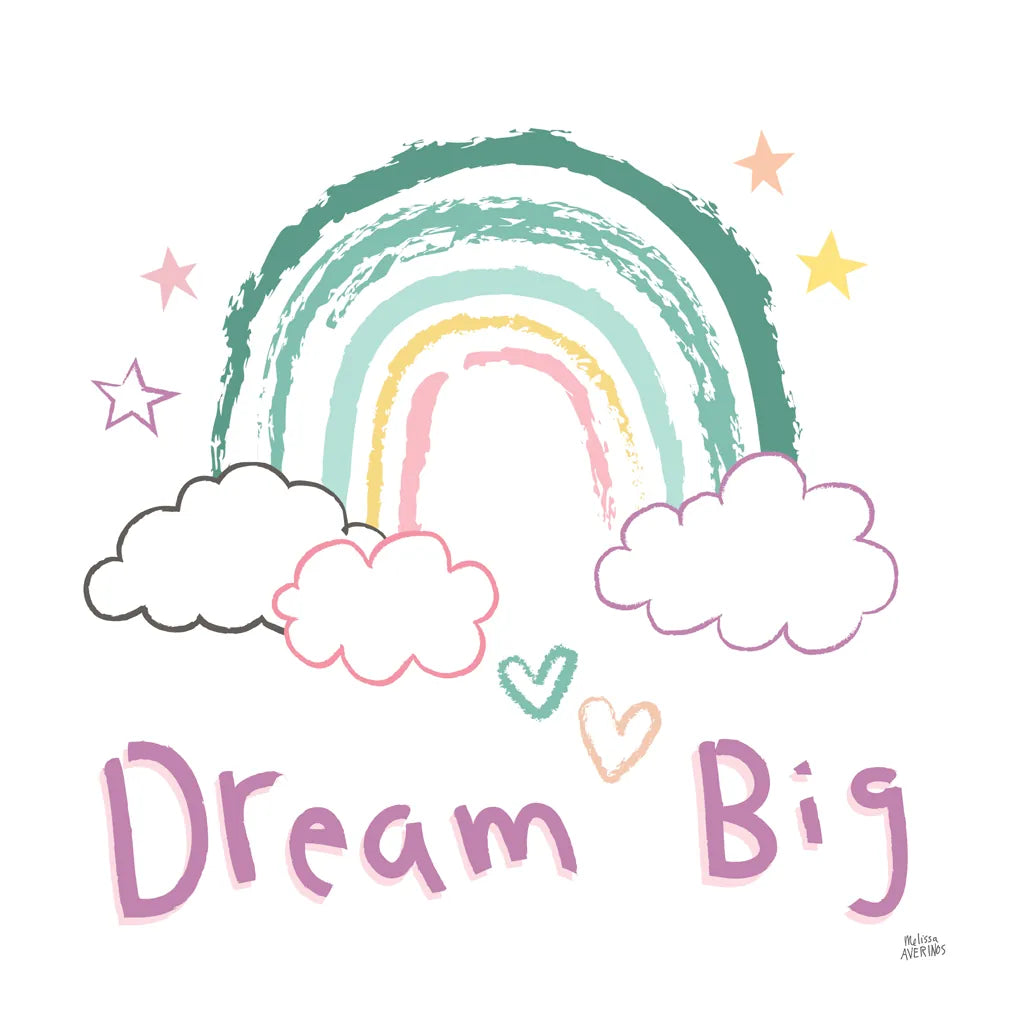 Rainbow Dream VII by Melissa Averinos. SKU 73629a. Archival Giclee Fine art print for wall decor.