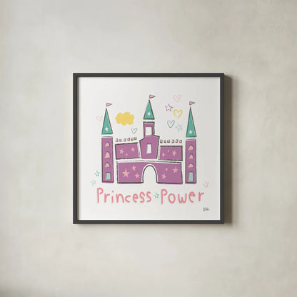 Rainbow Dream VIII by Melissa Averinos. Shown in a sleek black glass frame for a contemporary gallery look. Available as an archival giclee rolled canvas, fine art paper, or poster print. SKU 73630a.