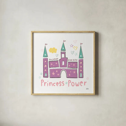 Rainbow Dream VIII by Melissa Averinos. Shown in a natural wood glass frame for a timeless modern aesthetic. Available as an archival giclee rolled canvas, fine art paper, or poster print. SKU 73630a.