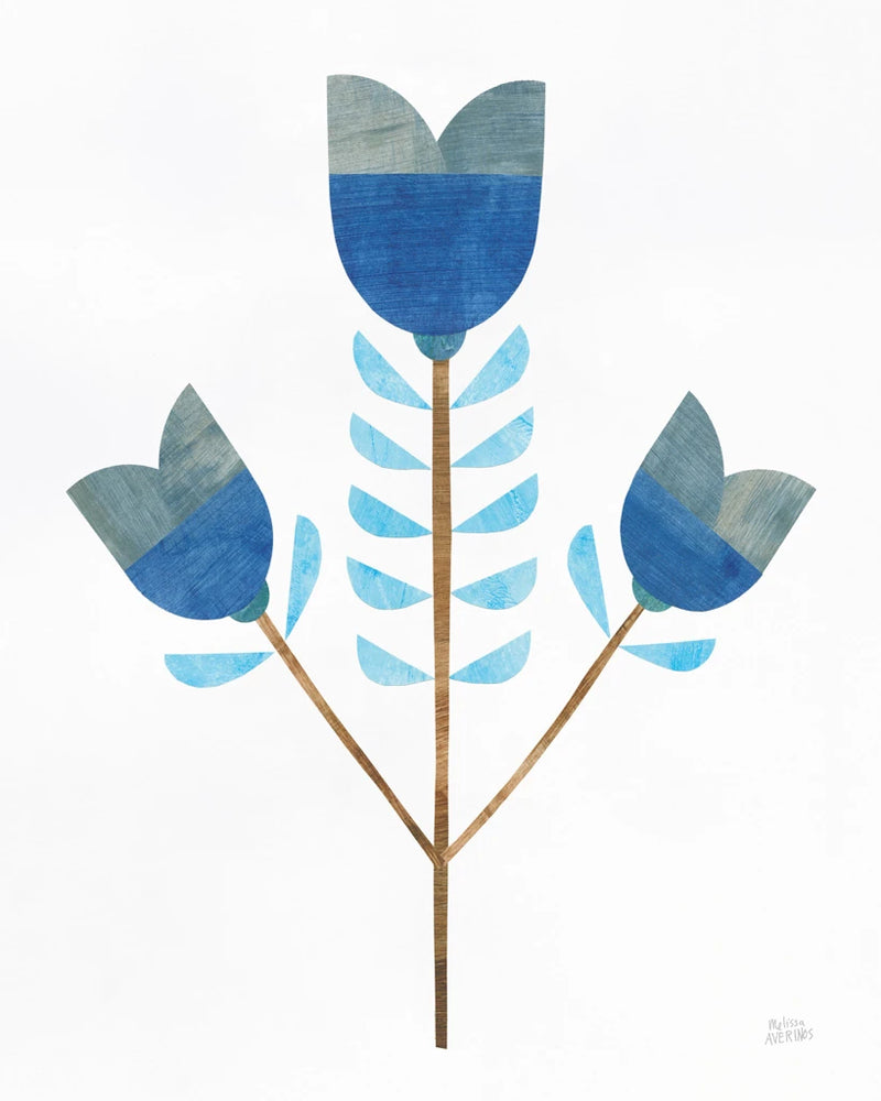 Retro Blooms I by Melissa Averinos
