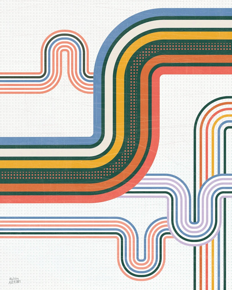 Retro Subway I Bright by Melissa Averinos