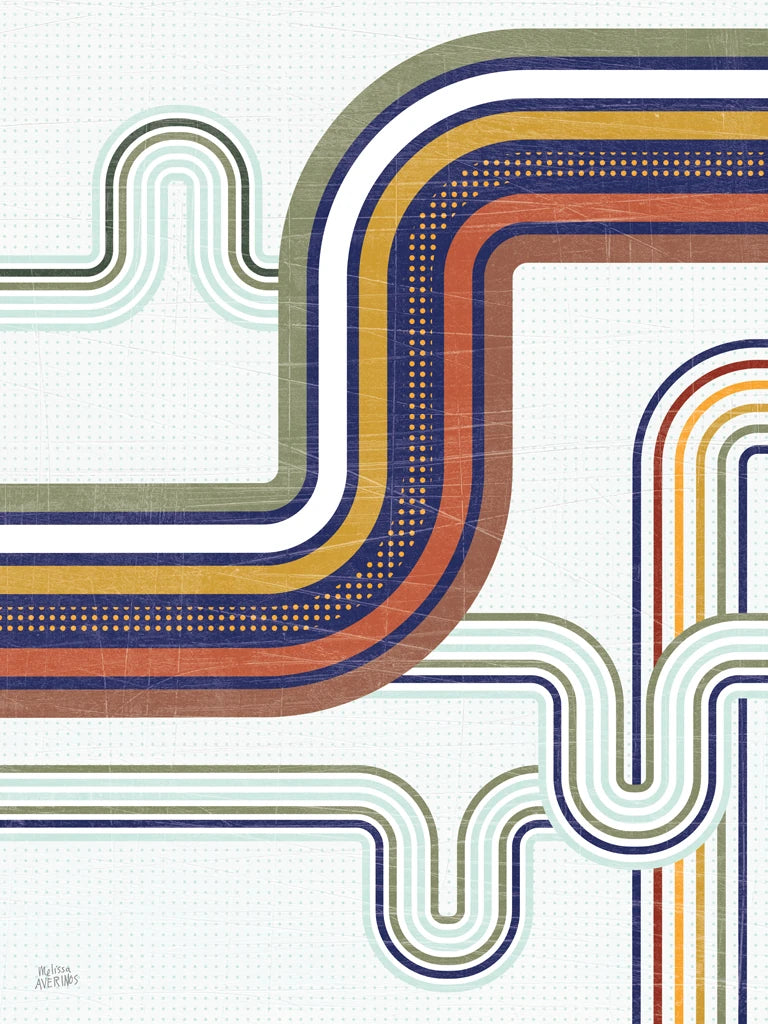 Retro Subway I Crop by Melissa Averinos