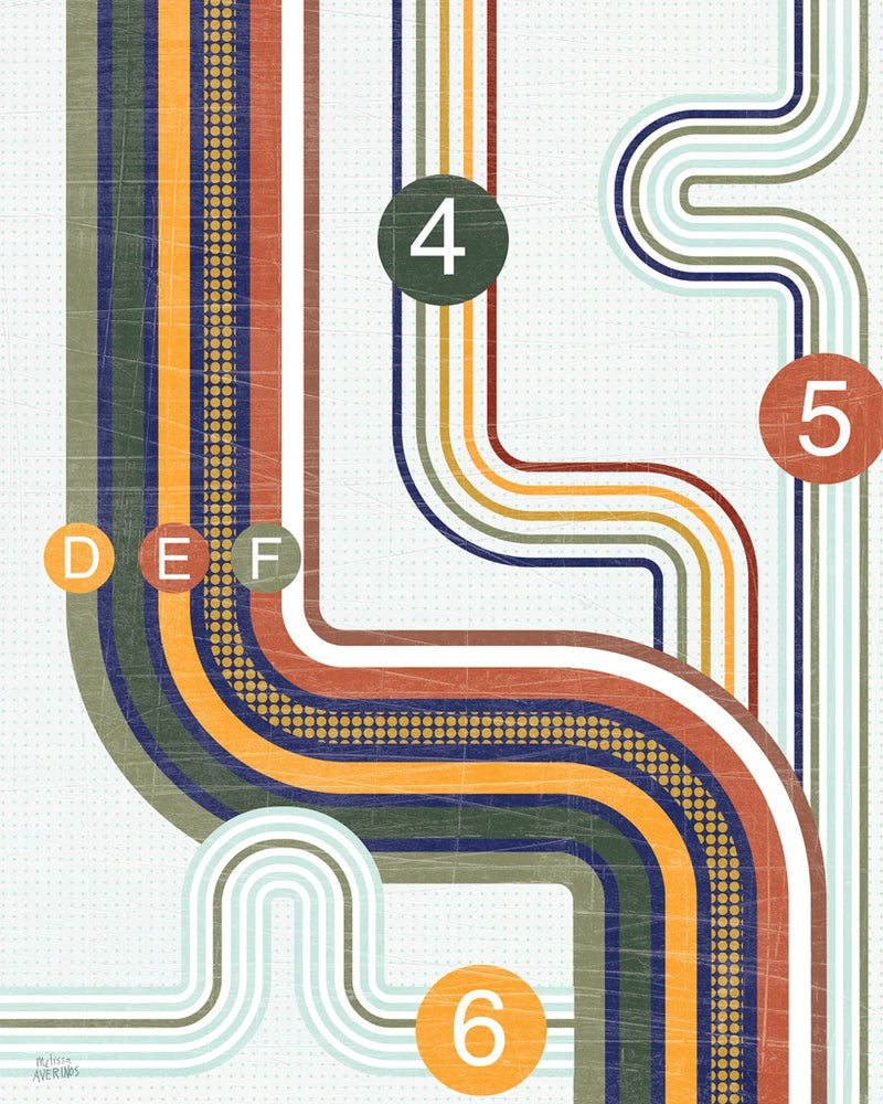 Retro Subway II by Melissa Averinos