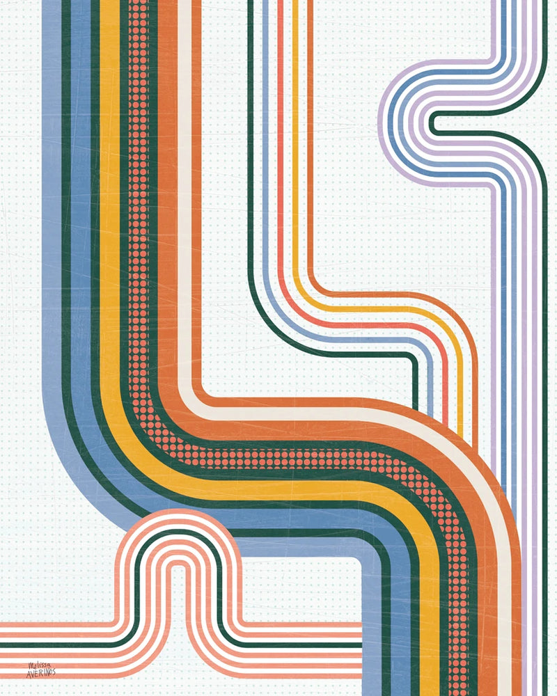 Retro Subway II Bright by Melissa Averinos