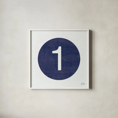 Retro Subway Symbol IV by Melissa Averinos. Shown in a crisp white glass frame for a clean and minimalist style. Available as an archival giclee rolled canvas, fine art paper, or poster print. SKU 59446a.
