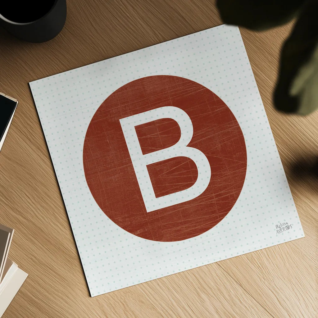 Retro Subway Symbol V by Melissa Averinos. Shown as a detailed flat fine art print, highlighting archival giclee quality. Available as an archival giclee rolled canvas, fine art paper, or poster print. SKU 59447a.