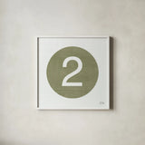 Retro Subway Symbol VI by Melissa Averinos. Shown in a crisp white glass frame for a clean and minimalist style. Available as an archival giclee rolled canvas, fine art paper, or poster print. SKU 59448a.