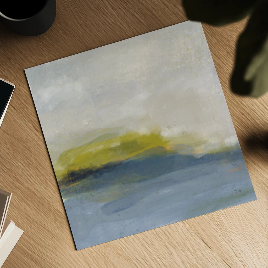 River Town by Melissa Averinos. Shown as a detailed flat fine art print, highlighting archival giclee quality. Available as an archival giclee rolled canvas, fine art paper, or poster print. SKU 64354a.