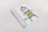 Robot Party Element III by Melissa Averinos. shown as a rolled paper print. Available as archival giclee rolled canvas, fine art paper, or poster print. SKU 30687h.