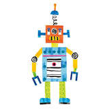 Robot Party II by Melissa Averinos. SKU 28533a. Archival Giclee Fine art print for wall decor.