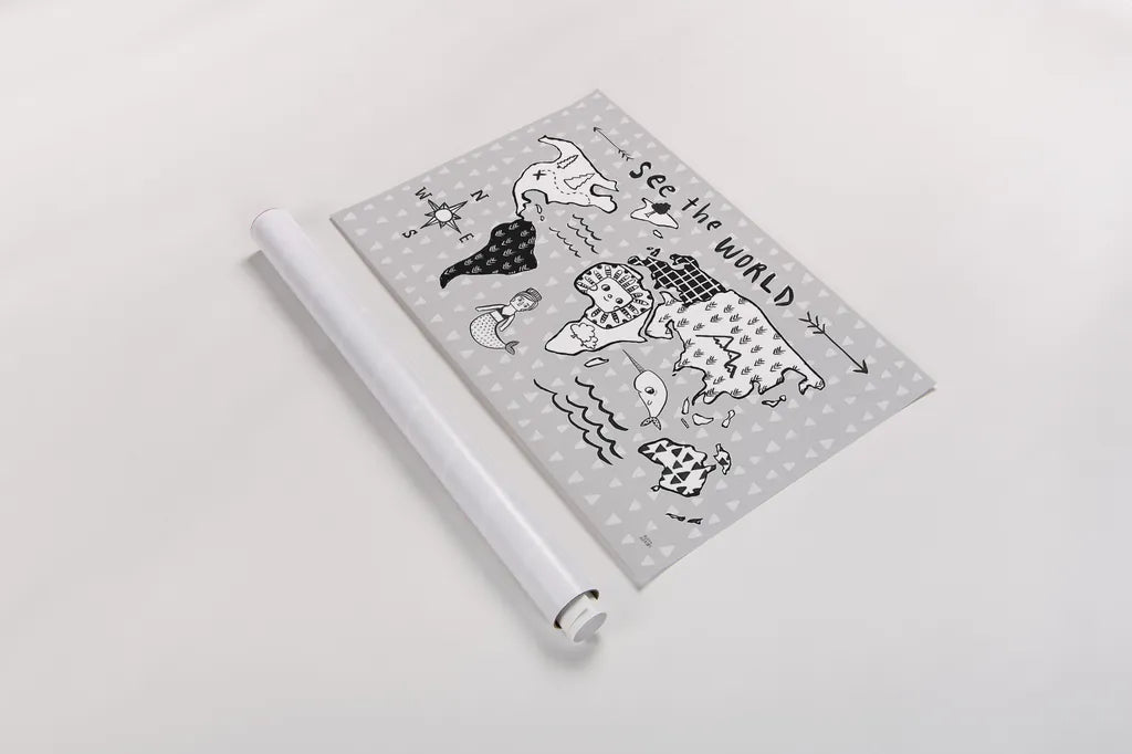 Scandy Baby I by Melissa Averinos. shown as a rolled paper print. Available as archival giclee rolled canvas, fine art paper, or poster print. SKU 51935i.