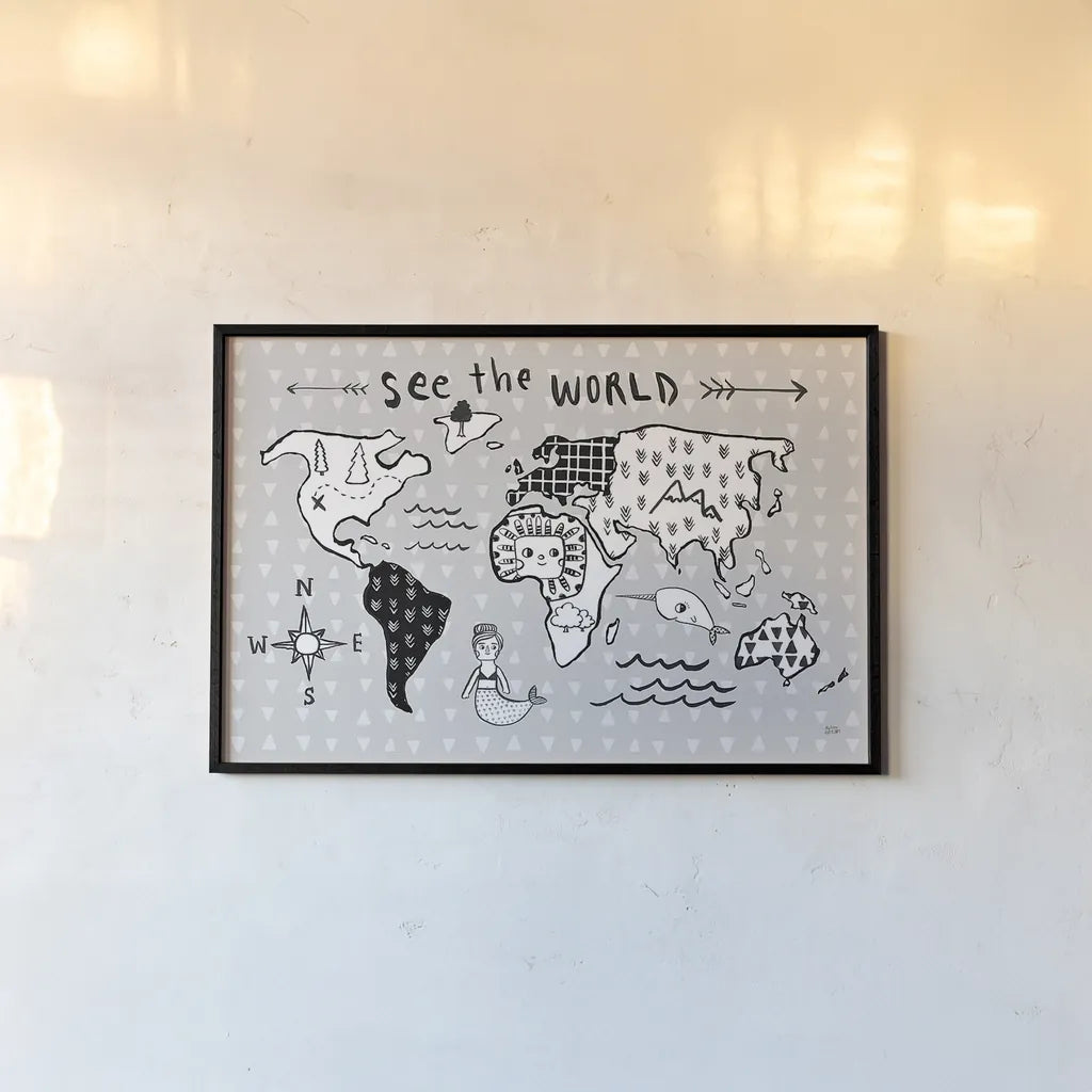 Scandy Baby I by Melissa Averinos. shown as a paper print in a black flame. Available as a archival giclee rolled canvas, fine art paper, or poster print. SKU 51935i.