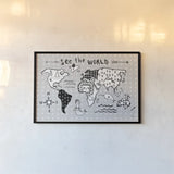 Scandy Baby I by Melissa Averinos. shown as a paper print in a black flame. Available as a archival giclee rolled canvas, fine art paper, or poster print. SKU 51935i.