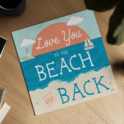 Sea and Me III by Melissa Averinos. Shown as a detailed flat fine art print, highlighting archival giclee quality. Available as an archival giclee rolled canvas, fine art paper, or poster print. SKU 66260a.