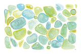Seaglass Abstract by Melissa Averinos. SKU 47192i. Archival Giclee Fine art print for wall decor.