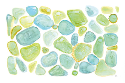 Seaglass Abstract by Melissa Averinos. SKU 47192i. Archival Giclee Fine art print for wall decor.