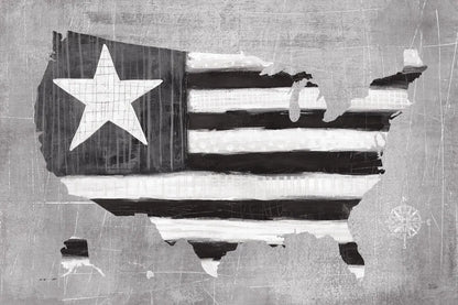 See the USA Americana BW by Melissa Averinos. SKU 52832i. Archival Giclee Fine art print for wall decor.