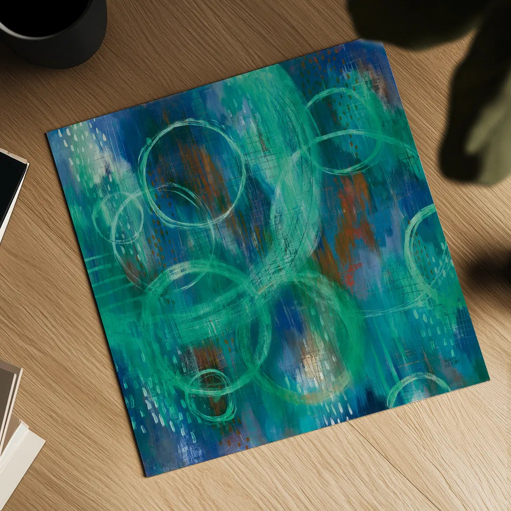 Sky Fields by Melissa Averinos. Shown as a detailed flat fine art print, highlighting archival giclee quality. Available as an archival giclee rolled canvas, fine art paper, or poster print. SKU 24311a.