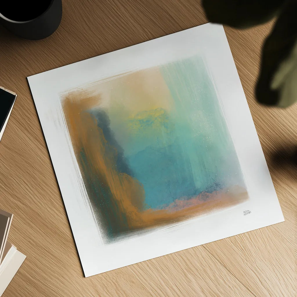 Soft Abstract I by Melissa Averinos. Shown as a detailed flat fine art print, highlighting archival giclee quality. Available as an archival giclee rolled canvas, fine art paper, or poster print. SKU 59184a.