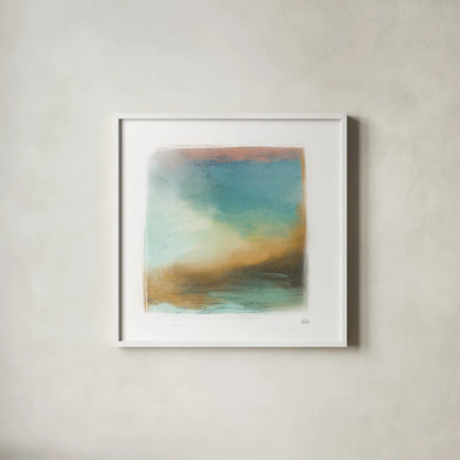 Soft Abstract II by Melissa Averinos. Shown in a crisp white glass frame for a clean and minimalist style. Available as an archival giclee rolled canvas, fine art paper, or poster print. SKU 59185a.