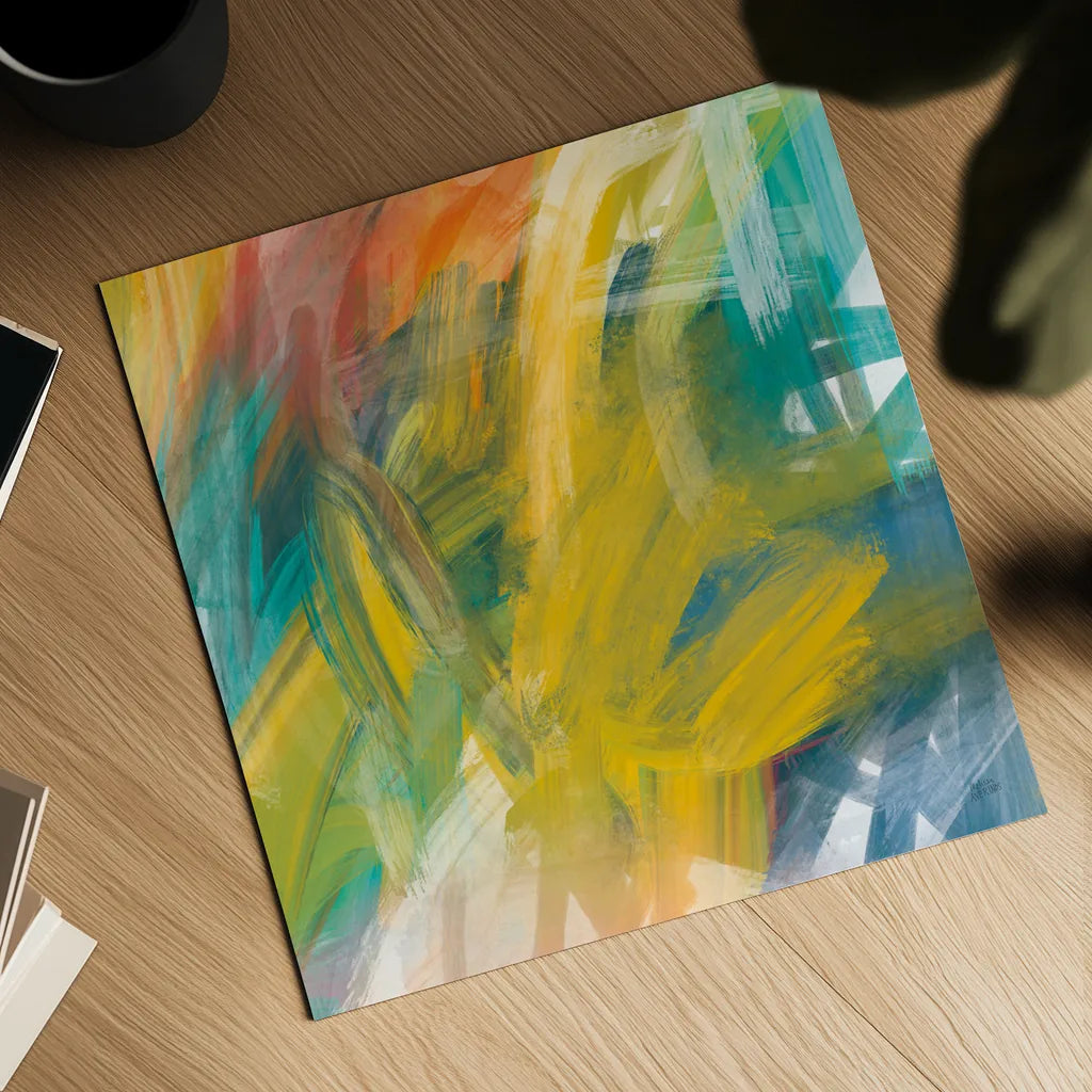 Spectrum by Melissa Averinos. Shown as a detailed flat fine art print, highlighting archival giclee quality. Available as an archival giclee rolled canvas, fine art paper, or poster print. SKU 64433a.