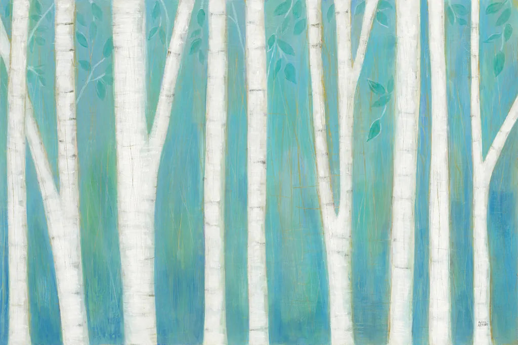 Spring Woods by Melissa Averinos. SKU 24312i. Archival Giclee Fine art print for wall decor.