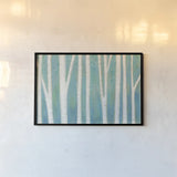 Spring Woods by Melissa Averinos. shown as a paper print in a black flame. Available as a archival giclee rolled canvas, fine art paper, or poster print. SKU 24312i.