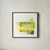 Stacks I v2 by Melissa Averinos. Shown in a sleek black glass frame for a contemporary gallery look. Available as an archival giclee rolled canvas, fine art paper, or poster print. SKU 37474a.