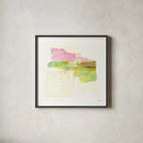 Stacks II by Melissa Averinos. Shown in a sleek black glass frame for a contemporary gallery look. Available as an archival giclee rolled canvas, fine art paper, or poster print. SKU 36902a.