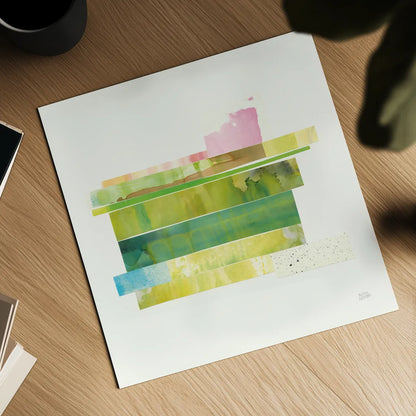 Stacks IV by Melissa Averinos. Shown as a detailed flat fine art print, highlighting archival giclee quality. Available as an archival giclee rolled canvas, fine art paper, or poster print. SKU 36904a.