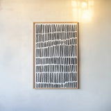Strokes of Luck by Melissa Averinos. shown as a paper print in a natural frame. Available as a archival giclee rolled canvas, fine art paper, or poster print. SKU 80686h.