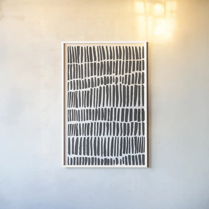 Strokes of Luck by Melissa Averinos. shown as a paper print in a white frame. Available as a archival giclee rolled canvas, fine art paper, or poster print. SKU 80686h.