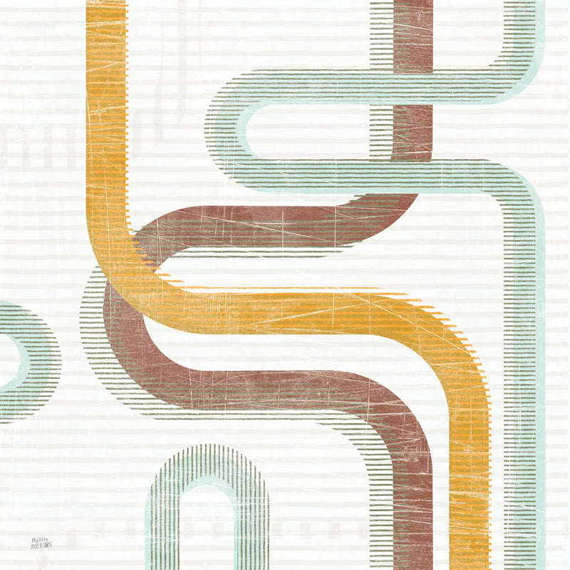 Subway Lines I by Melissa Averinos. SKU 58960a. Archival Giclee Fine art print for wall decor.