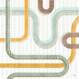 Subway Lines II by Melissa Averinos. SKU 58961a. Archival Giclee Fine art print for wall decor.