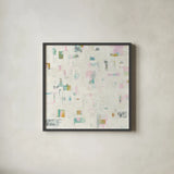 Sweet Escape by Melissa Averinos. Shown in a sleek black glass frame for a contemporary gallery look. Available as an archival giclee rolled canvas, fine art paper, or poster print. SKU 27612a.