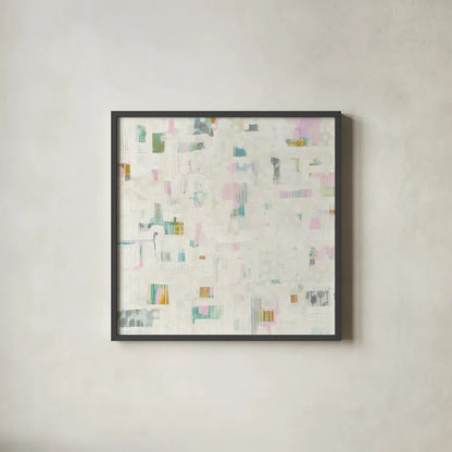 Sweet Escape by Melissa Averinos. Shown in a sleek black glass frame for a contemporary gallery look. Available as an archival giclee rolled canvas, fine art paper, or poster print. SKU 27612a.