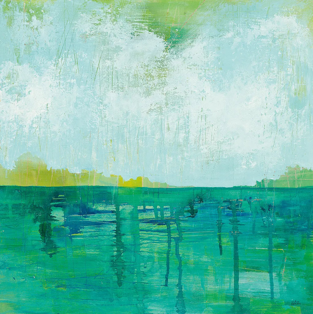 To the Shore by Melissa Averinos. SKU 27609a. Archival Giclee Fine art print for wall decor.