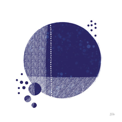 Tribeca I Indigo by Melissa Averinos. SKU 80571a. Archival Giclee Fine art print for wall decor.