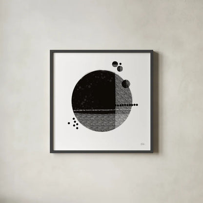 Tribeca II by Melissa Averinos. Shown in a sleek black glass frame for a contemporary gallery look. Available as an archival giclee rolled canvas, fine art paper, or poster print. SKU 64356a.