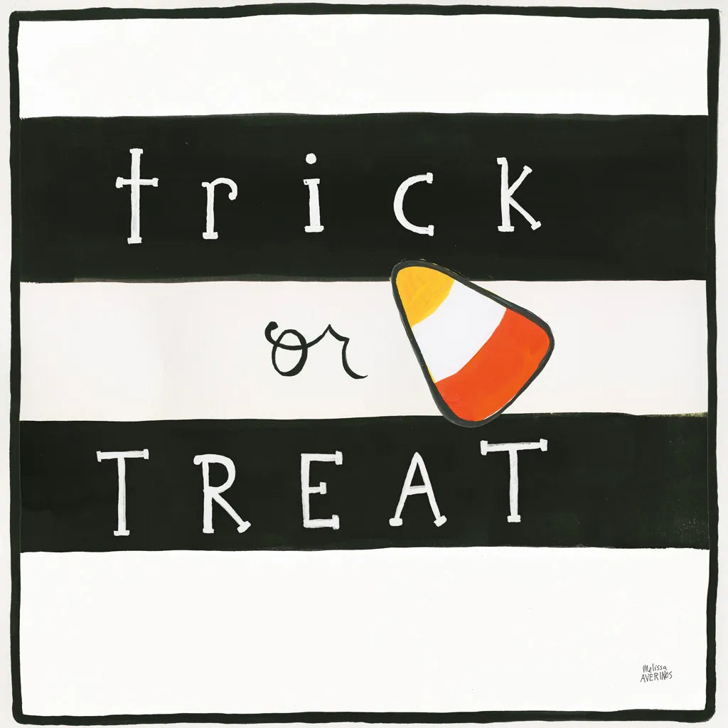Trick or Treat by Melissa Averinos. SKU 57877a. Archival Giclee Fine art print for wall decor.