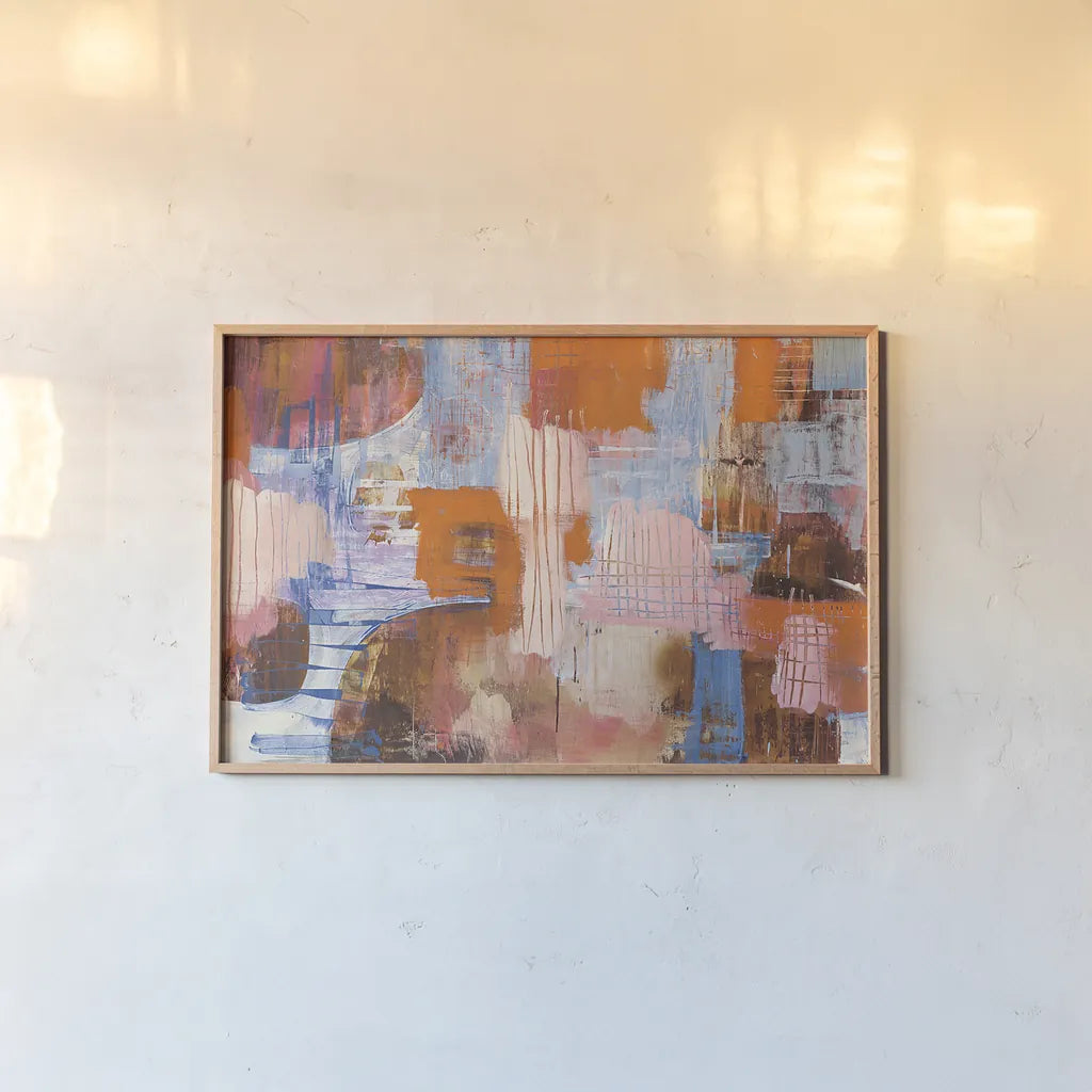 Under the Surface Crop by Melissa Averinos. shown as a paper print in a natural frame. Available as a archival giclee rolled canvas, fine art paper, or poster print. SKU 27615i.