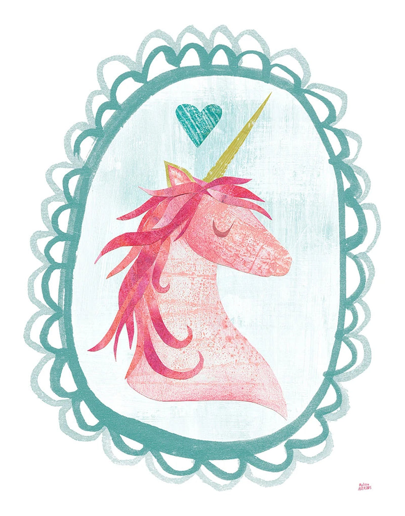 Unicorn Magic I with Border by Melissa Averinos