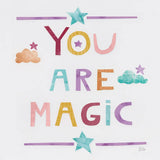 Unicorn Magic V Sq Clouds Dark by Melissa Averinos. SKU 66681a. Archival Giclee Fine art print for wall decor.