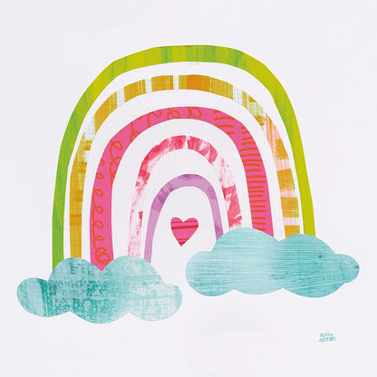 Unicorn Magic VII Sq by Melissa Averinos. SKU 34680a. Archival Giclee Fine art print for wall decor.