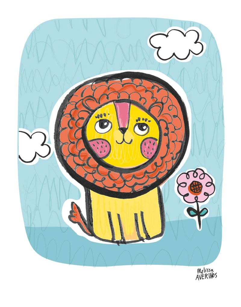 Wild About You Lion by Melissa Averinos