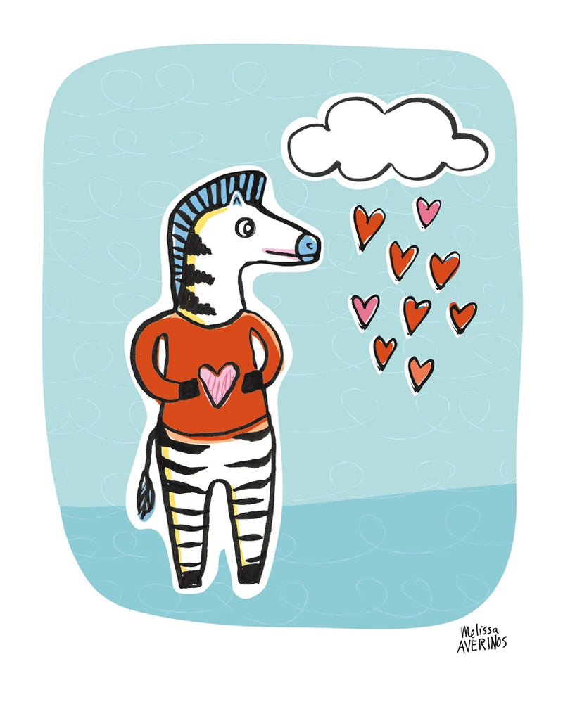 Wild About You Zebra by Melissa Averinos