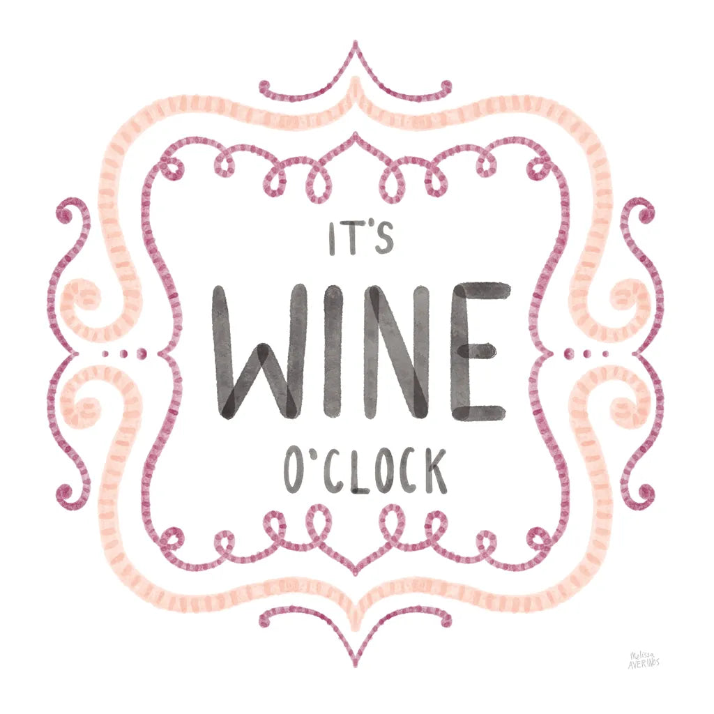 Wine Thoughts II by Melissa Averinos. SKU 59972a. Archival Giclee Fine art print for wall decor.