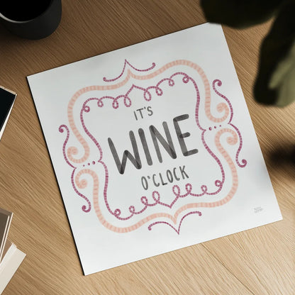 Wine Thoughts II by Melissa Averinos. Shown as a detailed flat fine art print, highlighting archival giclee quality. Available as an archival giclee rolled canvas, fine art paper, or poster print. SKU 59972a.
