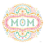 Worlds Best Mom by Melissa Averinos. SKU 59976a. Archival Giclee Fine art print for wall decor.